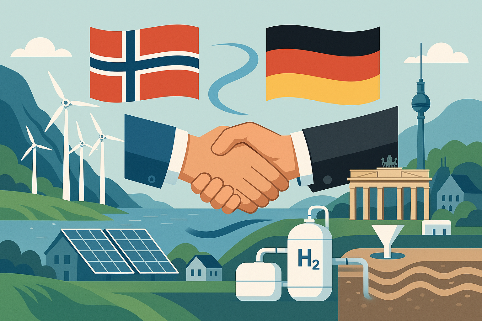 Die Beziehungen zwischen Norwegen und Deutschland entwickeln sich kontinuierlich weiter und erreichten 2025 neue Höhen. Mit einer Vielzahl von wirtschaftlichen, sicherheitspolitischen und ökologischen Projekten.