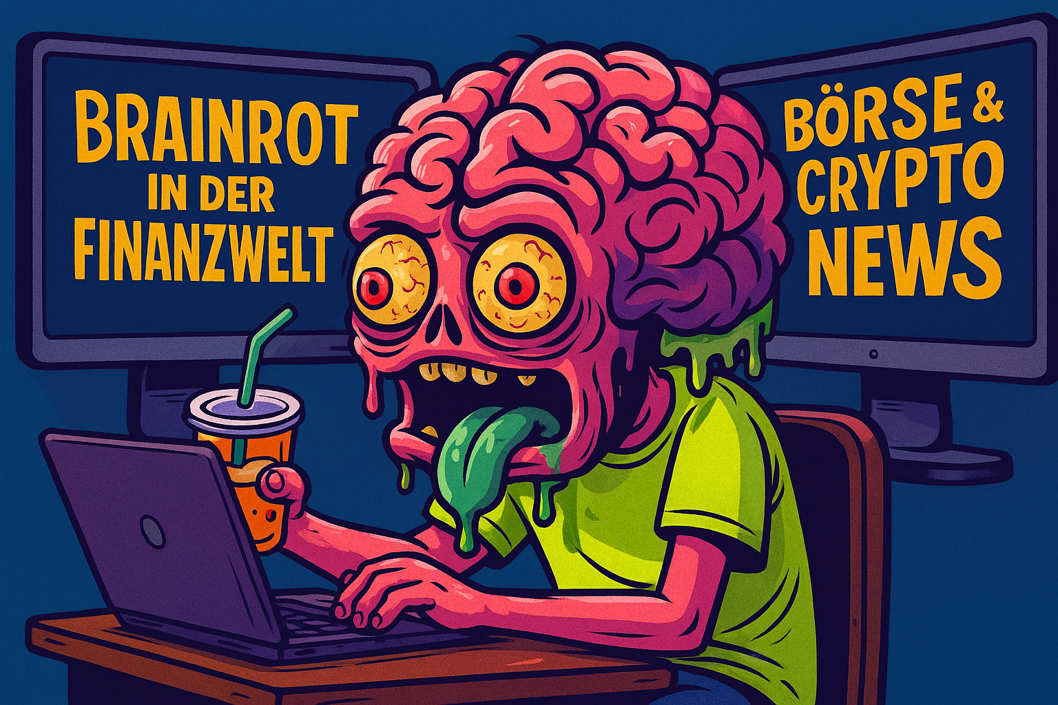 Brainrot in der Finanzwelt: Wie du irrelevante Börsen- und Krypto-Meldungen erkennst, Informationsflut filterst und mit einem Augenzwinkern datenbewusst bleibst.
