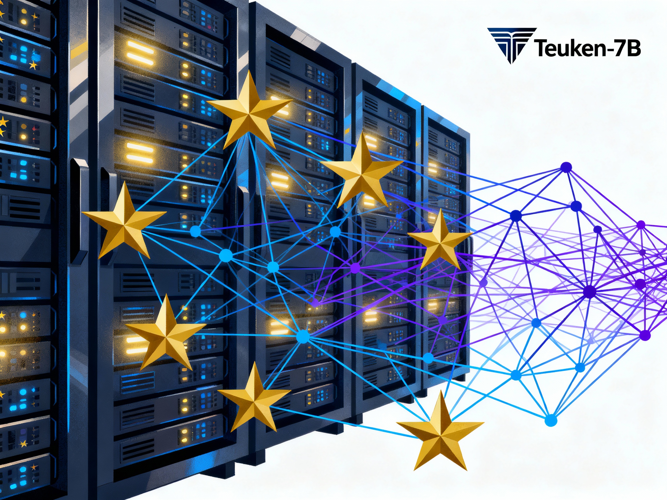 Teuken-7B: Entdecken Sie Europas Open-Source-KI für Datenschutz & digitale Souveränität. Erfahren Sie alles über das mehrsprachige Sprachmodell.