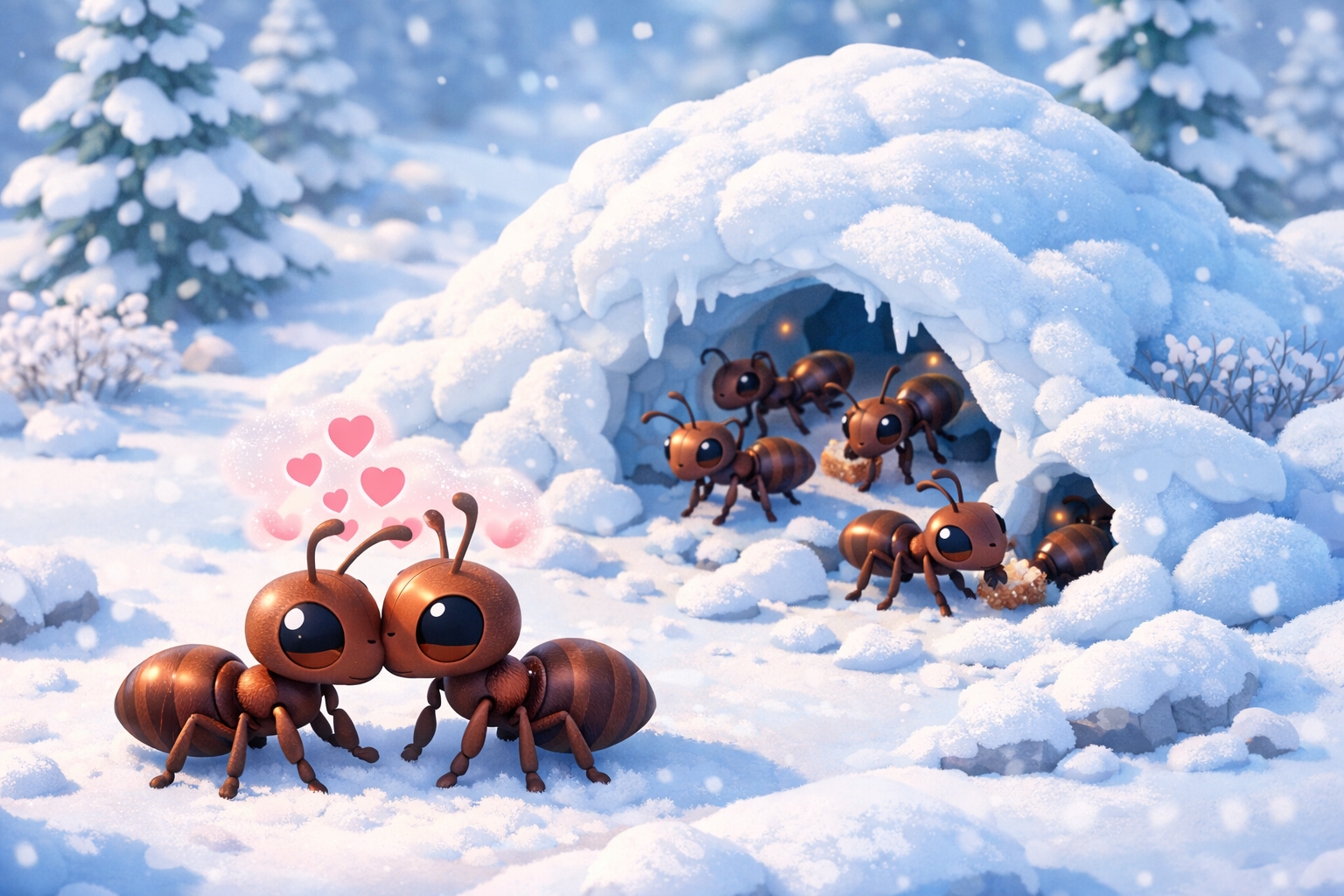 Liebesleben der Ameisen im Winter – Nordhalbkugel vs. Südhalbkugel