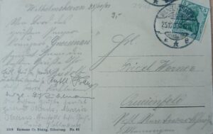Zeitzeugen der Geschichte: Verborgene Daten auf alten Ansichtskarten | SMS Gneisenau