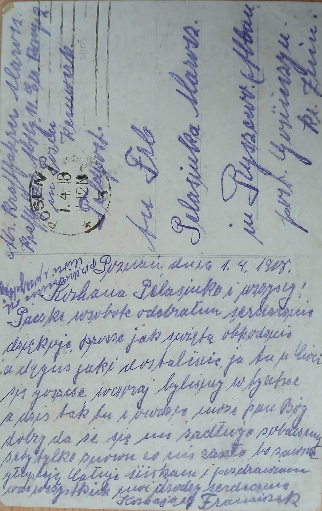 Konservation als Data Mining – Was polnische Feldpostkarten aus Posen 1918 über Zwang, Loyalität und Sprache verraten