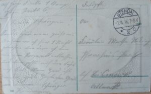 Feldpostkarte 1916 aus Stendal – Alt-Linzenshäuschen Aachen | Jean Croé