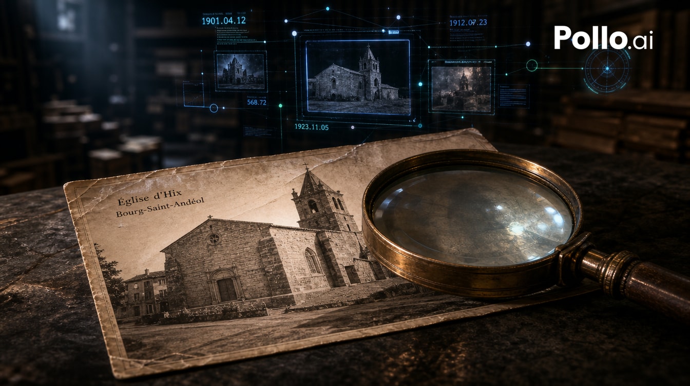 Historische Ansichtskarte Église d’Hix