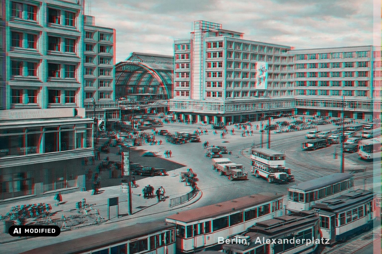 Ansichtskarte Alexanderplatz um 1951